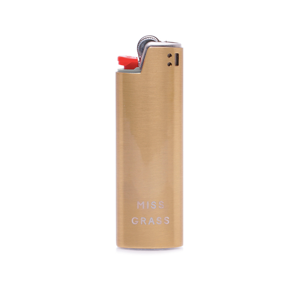 Miss Grass Gold Lighter Case